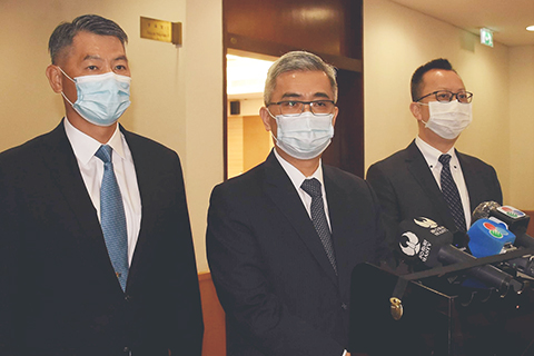 ◎ 保安司司長黃少澤呼籲水客不要增加防疫負擔。