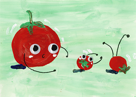 番茄一家人  鏡平學校  一年級   吳柏熹