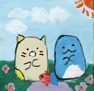 卡通 澳門大學附屬應用學校 四年級 何昊謙