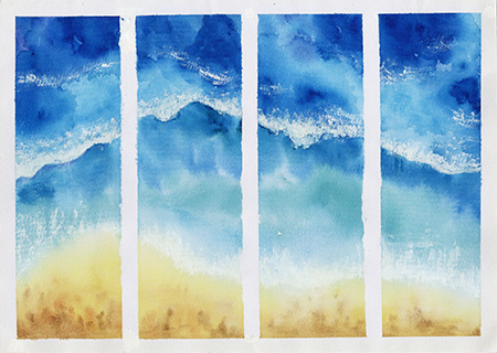 夏天的海 培正中學 五年級 徐樂津