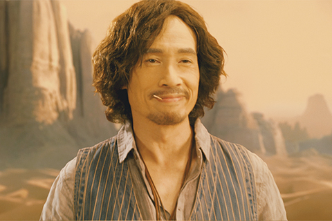 ◎ 陳豪飾演嘅梁山伯,表面上係一個市井之徒。