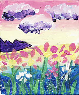 彩霞 培道中學(小學部分教處) 二年級 鍾雲旗