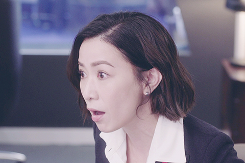 ◎ 阿佘飾十年前初出茅廬嘅Man姐。