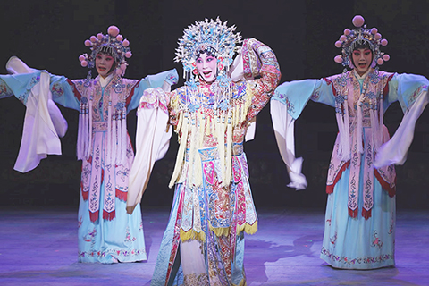 ◎ 台灣國光劇團將在十二月一日至三日於台灣戲曲中心大表演廳展開歲末公演《長生殿》。圖為《長生殿》精彩片段。(香港中通社圖片)