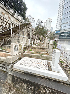 回教有用石子鋪在墓前的習俗