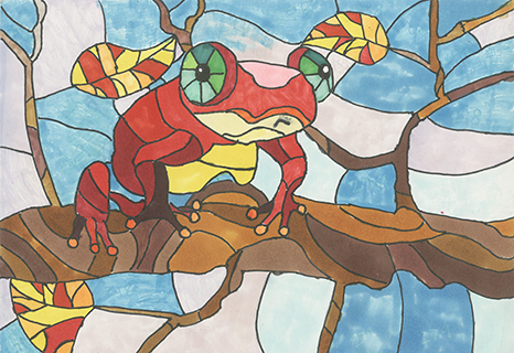 青蛙 澳門大學附屬應用學校 四年級 連曉萱