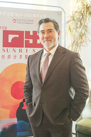 ◎ 台灣知名演員趙文瑄日前在北京接受中新社「東西問」專訪。( 中新社記者 安英昭 攝)