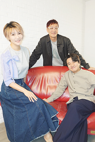 ◎ 李壁琦、監製GaryLau及王祖藍。
