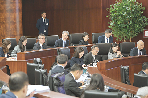 ◎ 二零二五年行政法務範疇施政方針辯論大會昨日舉行。