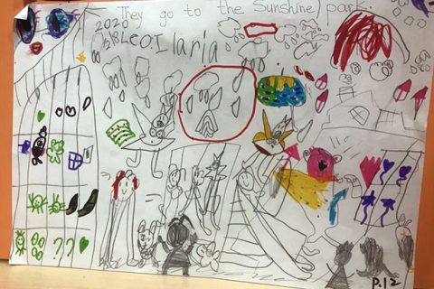 ◎ 自編故事第12幕:大戰怪獸救出小黑