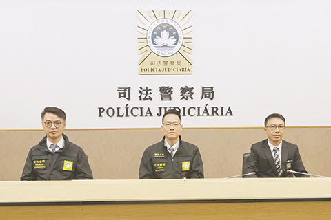 ◎ 司警發言人講述案情。