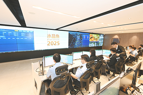 ◎ 演習期間民防行動中心運作情況。