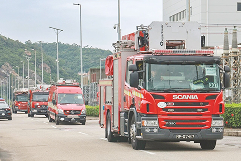 ◎ 消防局今年一至十一月數據顯示,全澳火警出勤總宗數為七百五十八宗。
