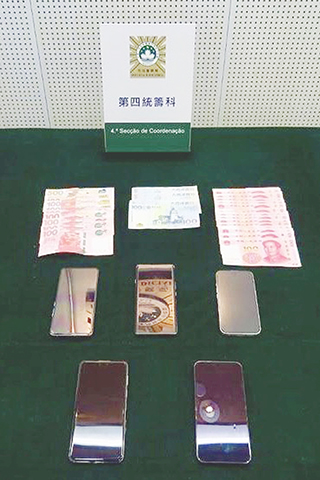 ◎ 案中起獲的懷疑贓物。