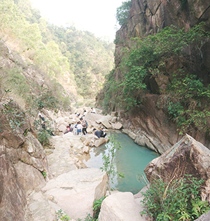 懸崖峭壁的風景