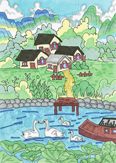 鄉間小鎮 廣大學校 六年級 王佳穎