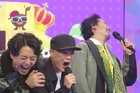 ◎ 側田(左二)超緊張。