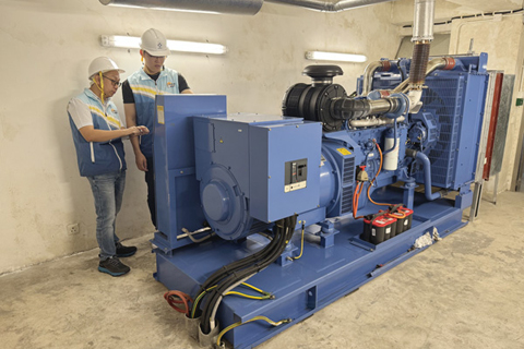◎ 測試後備發電機的運行狀況。