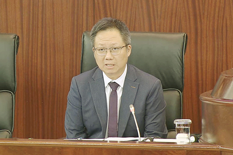 ◎ 立法會輔助部門秘書長林智龍。