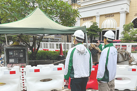 ◎ 市政署持續推進夏防工作,加強監管在建市政設施。